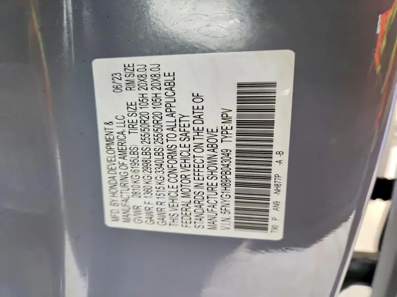2023 HONDA PILOT ELITE  