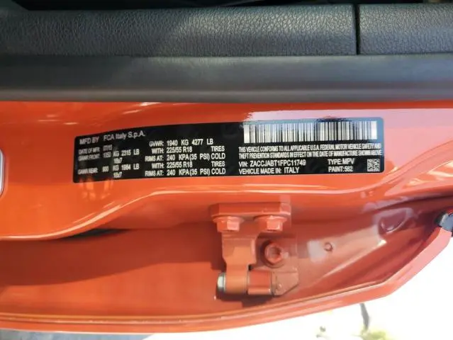 2015 JEEP RENEGADE LATITUDE  