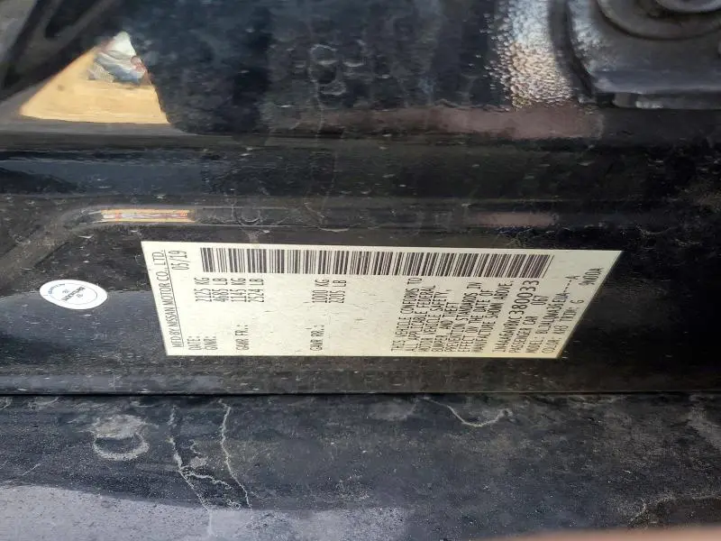 2019 NISSAN MAXIMA 3.5 S  