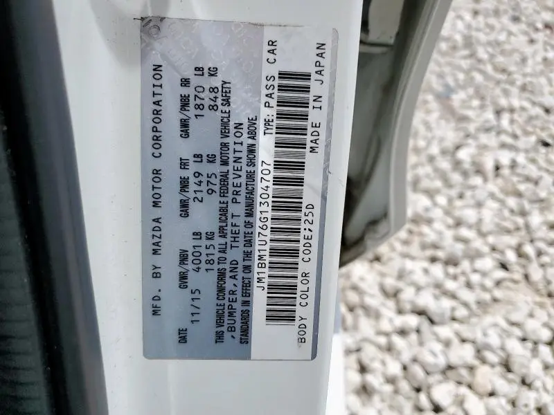 2016 MAZDA 3 SPORT  
