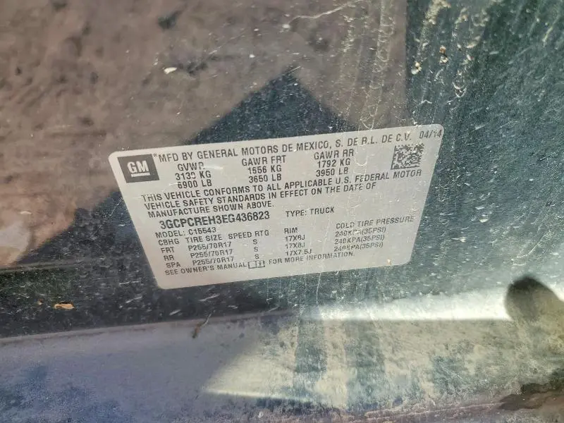 2014 CHEVROLET SILVERADO C1500 LT  