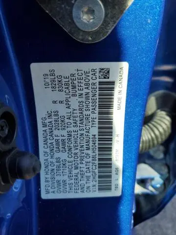 2020 HONDA CIVIC SPORT  