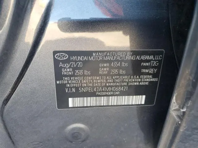 2021 HYUNDAI SONATA SEL  