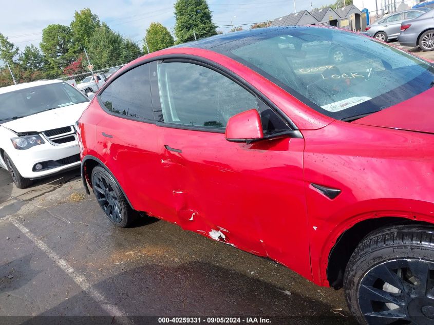 2022 TESLA MODEL Y LONG RANGE DUAL MOTOR ALL-WHEEL DRIVE