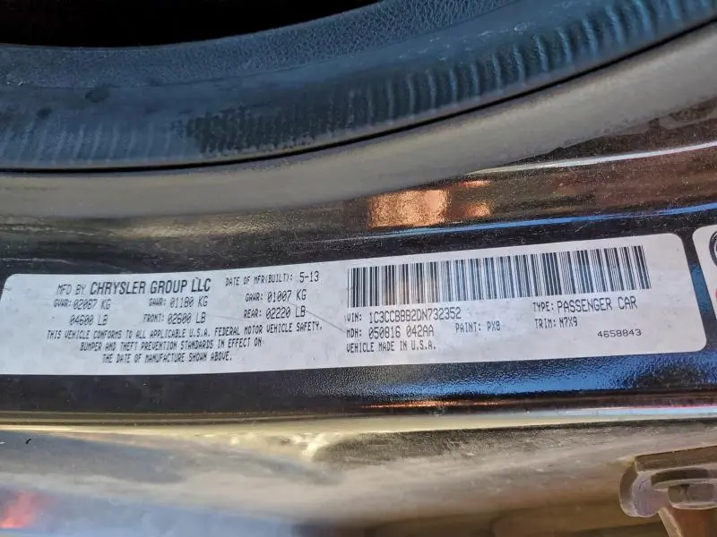 2013 CHRYSLER 200 TOURING  