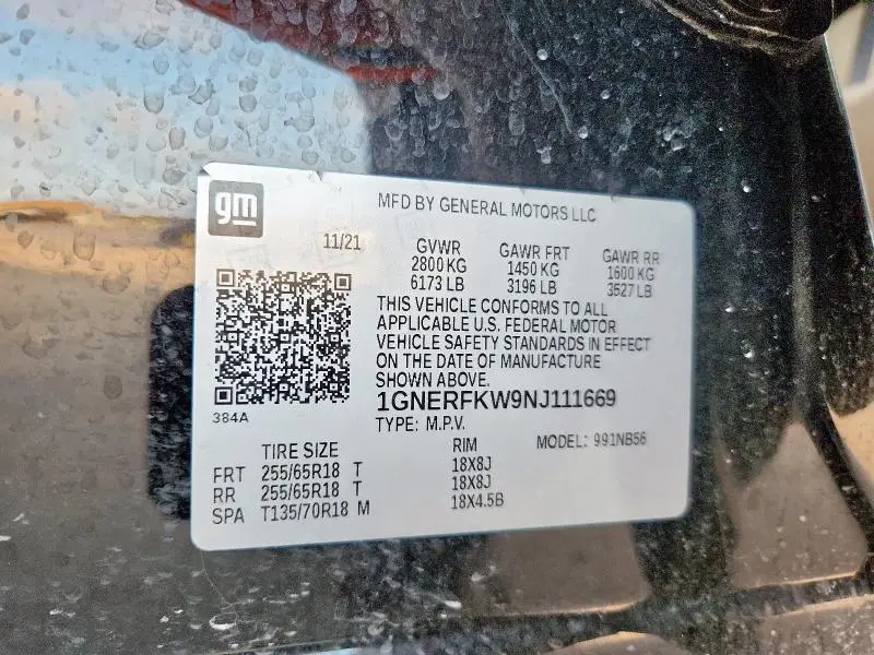 2022 CHEVROLET TRAVERSE LS  