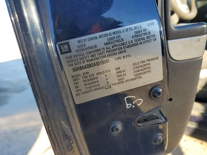 2010 CHEVROLET HHR LS  