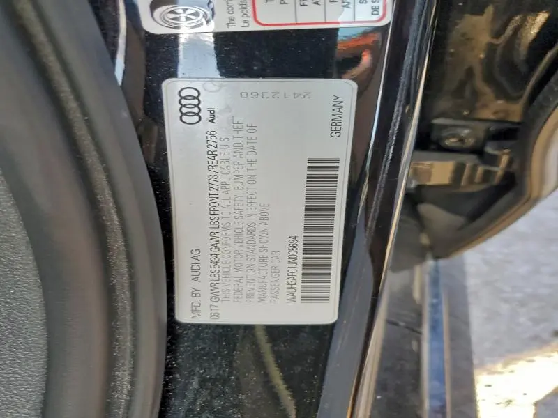 2018 AUDI A6 PRESTIGE  