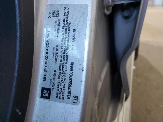 2013 CHEVROLET SPARK 2LT  