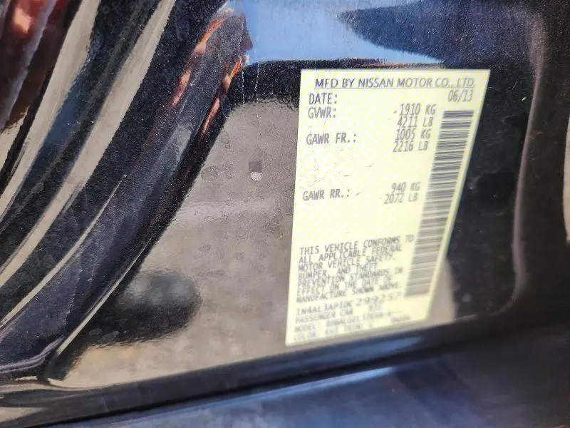 2013 NISSAN ALTIMA 2.5  