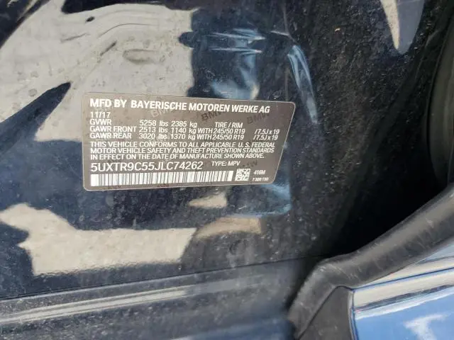 2018 BMW X3 XDRIVE30I  