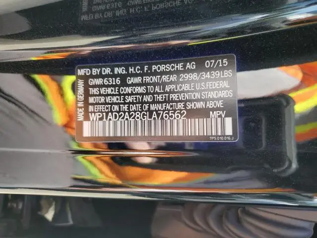 2016 PORSCHE CAYENNE GTS  
