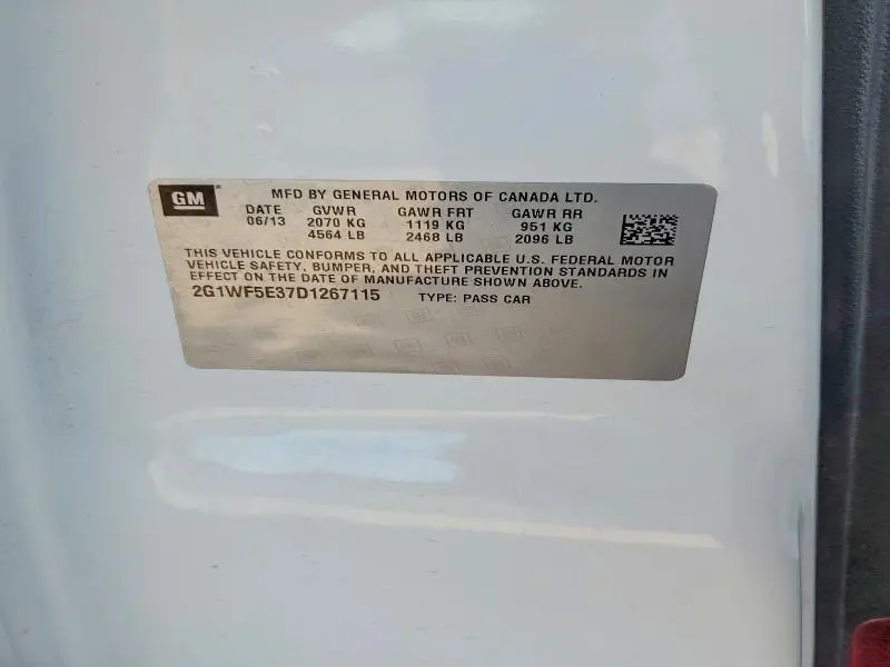 2013 CHEVROLET IMPALA LS  