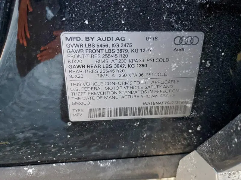 2018 AUDI Q5 PREMIUM PLUS  