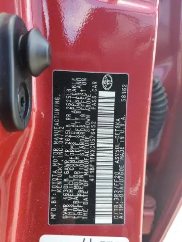 2012 TOYOTA CAMRY BASE  