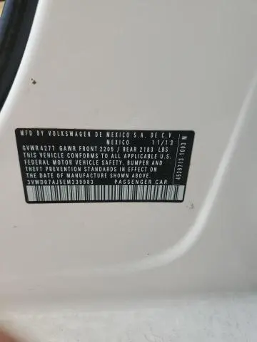 2014 VOLKSWAGEN JETTA SE