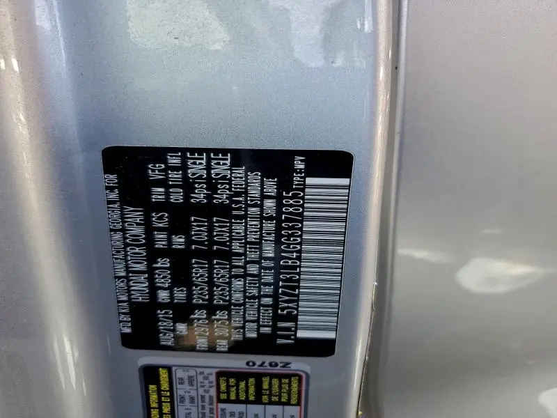 2016 HYUNDAI SANTA FE SPORT   