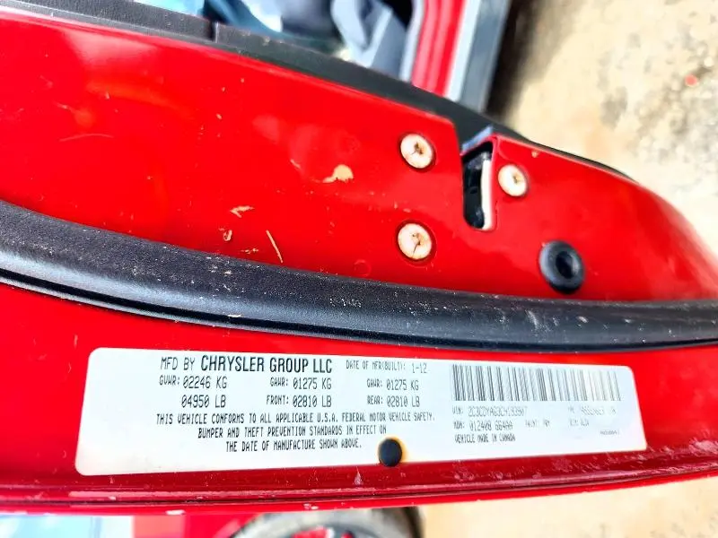 2012 DODGE CHALLENGER SXT  