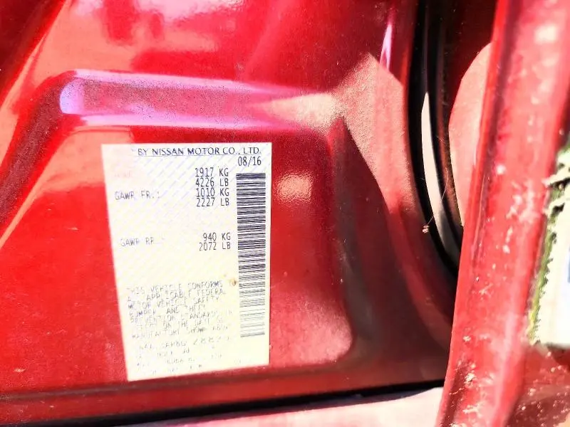 2016 NISSAN ALTIMA 2.5 SR  