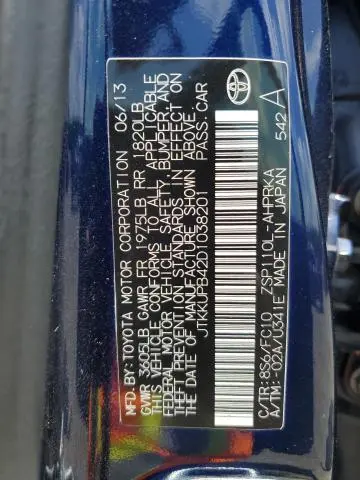 2013 TOYOTA SCION XD   