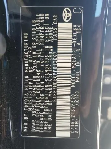 2023 TOYOTA COROLLA LE  