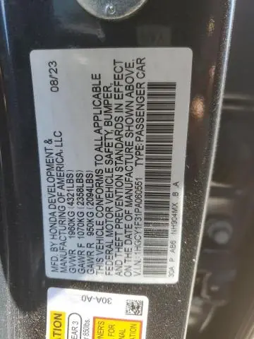 2023 HONDA ACCORD EX  