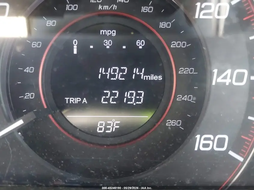 2015 HONDA ACCORD EX-L V-6