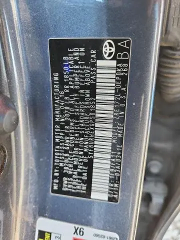 2016 TOYOTA COROLLA L  