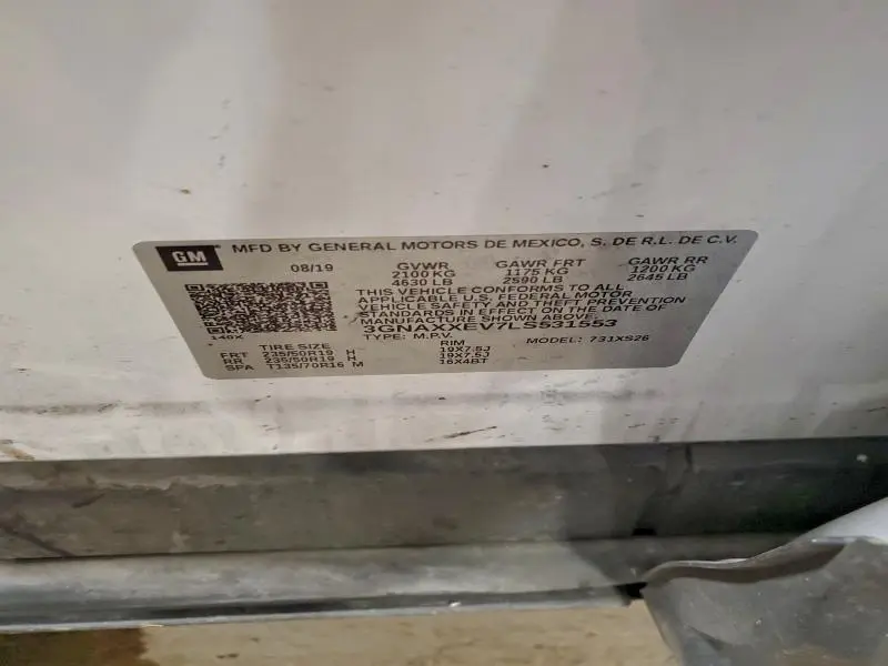 2020 CHEVROLET EQUINOX PREMIER  