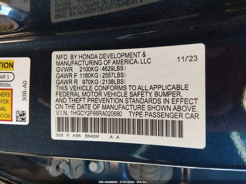 2024 HONDA ACCORD HYBRID EX-L