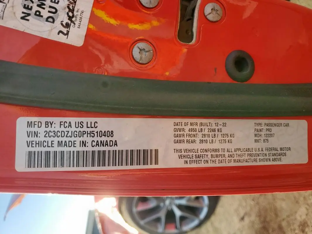 2023 DODGE CHALLENGER GT  