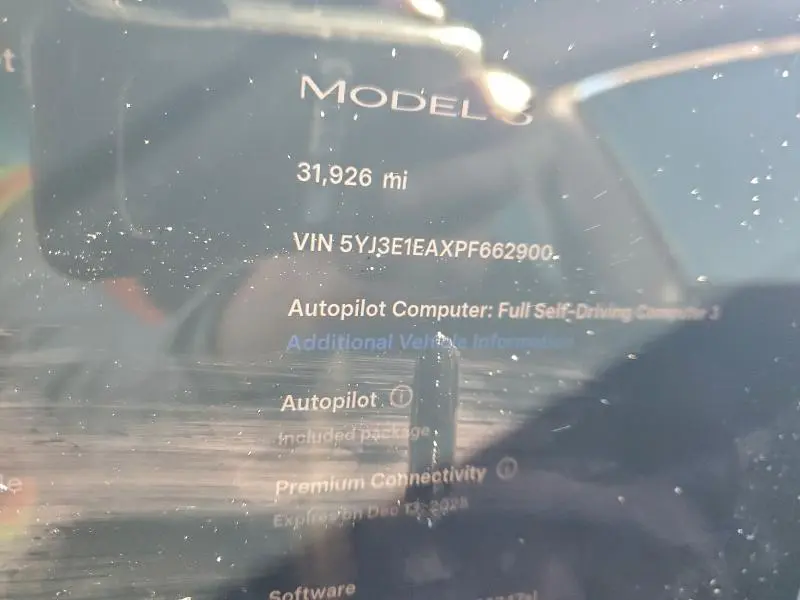 2023 TESLA MODEL 3   