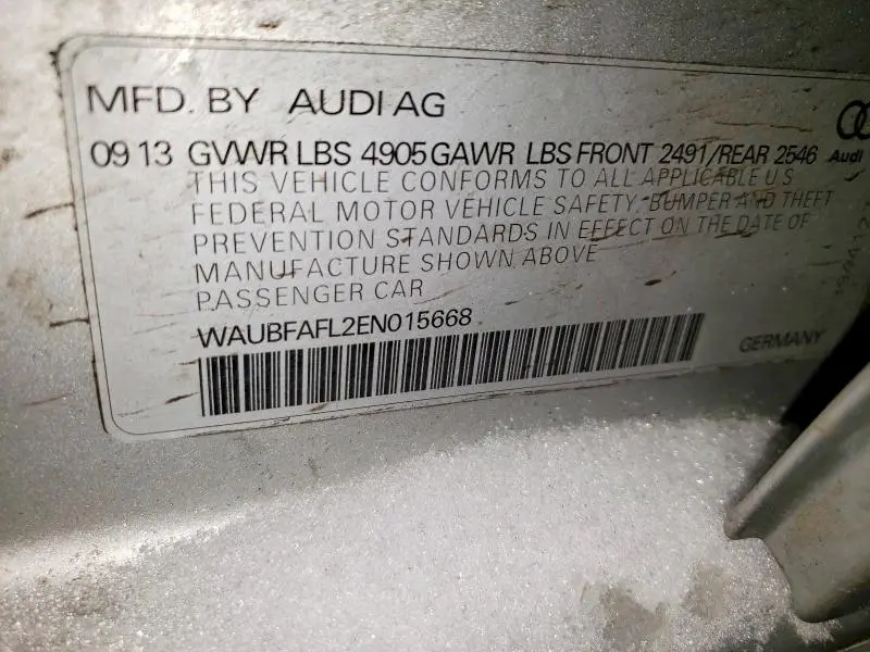 2014 AUDI A4 PREMIUM  