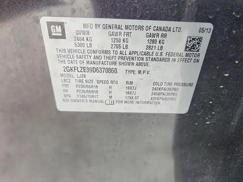 2013 GMC TERRAIN DENALI  