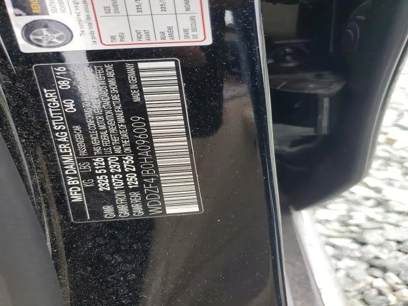 2017 MERCEDES-BENZ E 300  