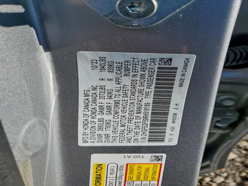 2024 HONDA CIVIC SPORT  