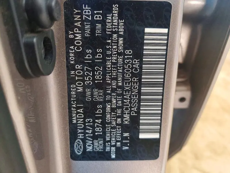 2014 HYUNDAI ACCENT GLS  