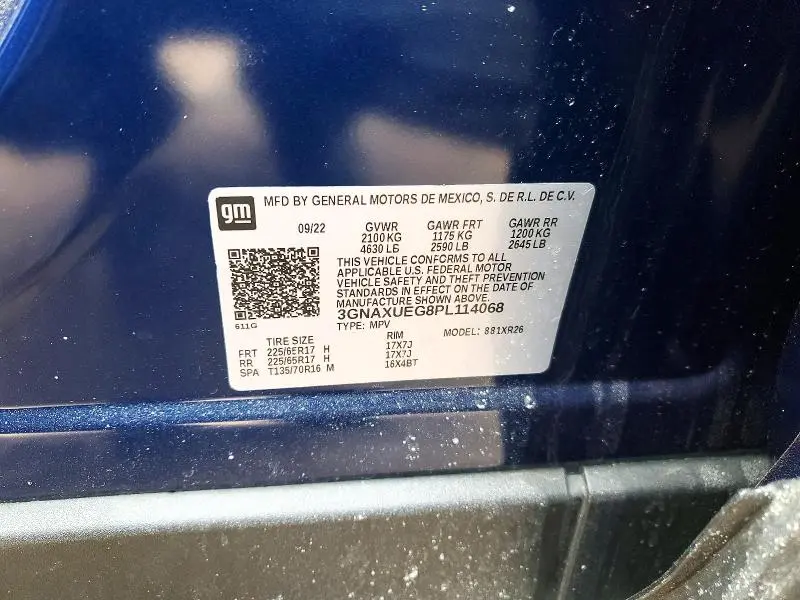 2023 CHEVROLET EQUINOX LT  