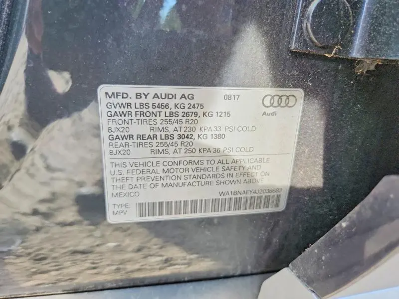 2018 AUDI Q5 PREMIUM PLUS  