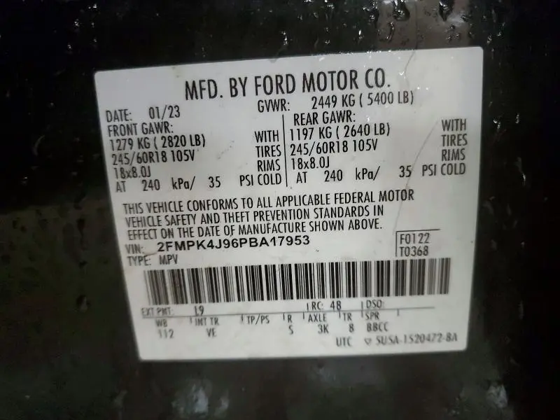 2023 FORD EDGE SEL  