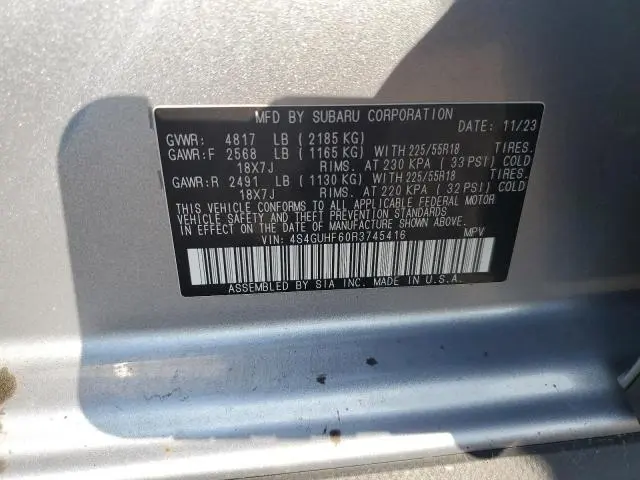 2024 SUBARU CROSSTREK SPORT  