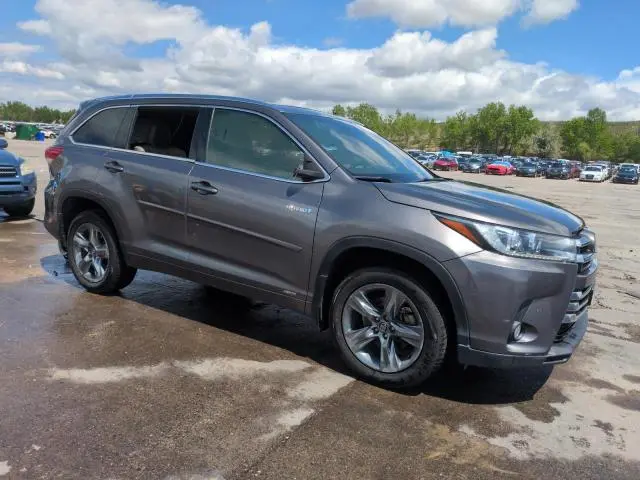 2018 TOYOTA HIGHLANDER HYBRID LIMITED  