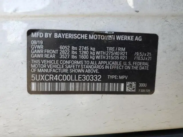 2020 BMW X5 SDRIVE 40I