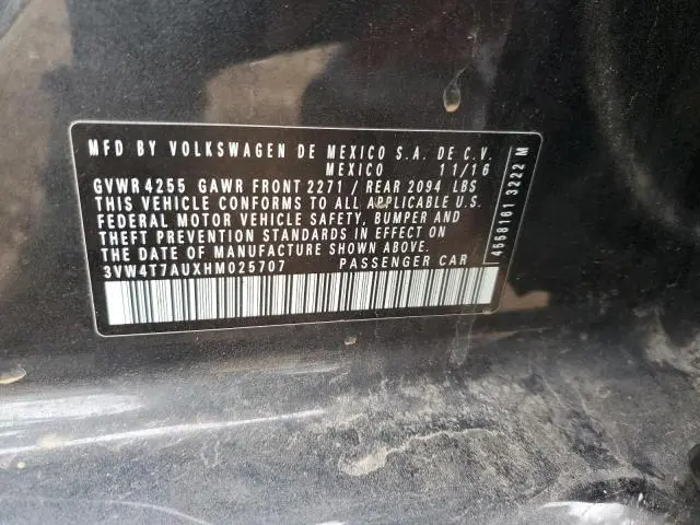 2017 VOLKSWAGEN GTI S  