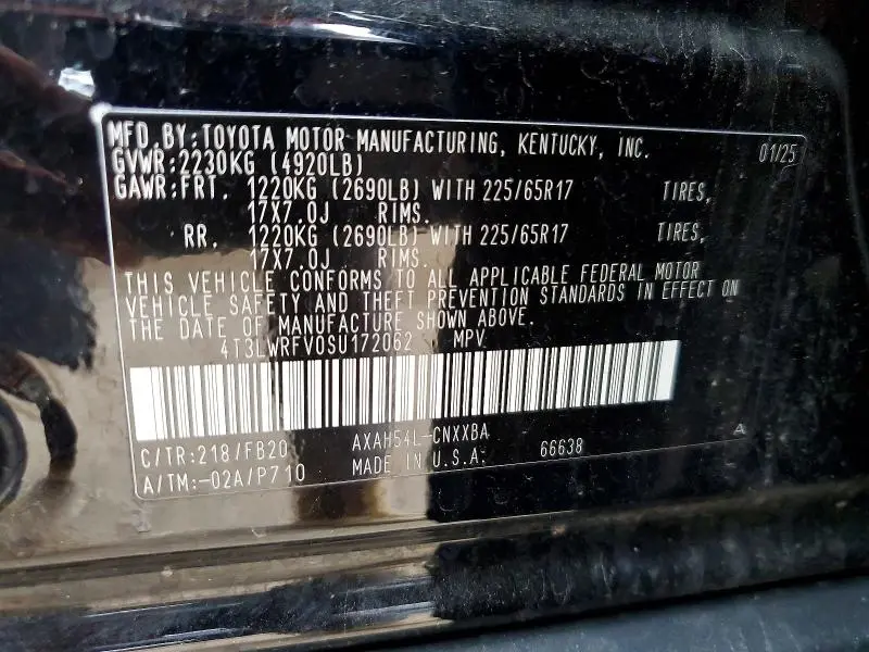 2025 TOYOTA RAV4 LE  