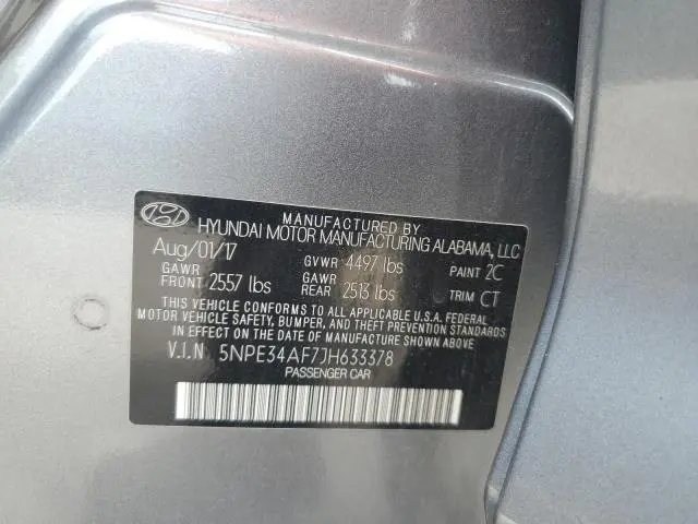 2018 HYUNDAI SONATA SPORT  