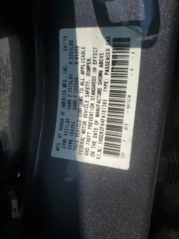 2015 HONDA ACCORD EXL  