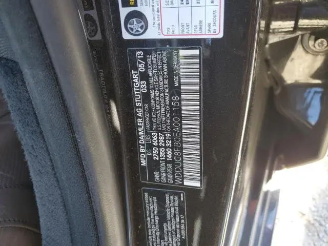 2014 MERCEDES-BENZ S 550 4MATIC  