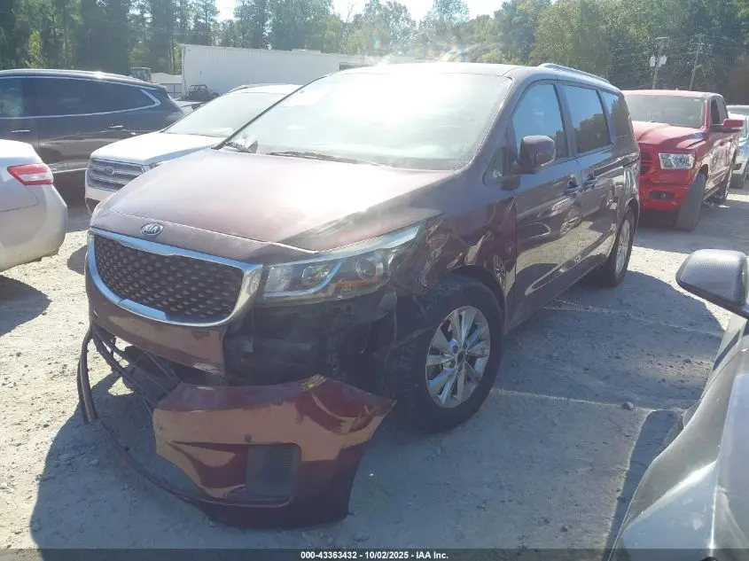 2017 KIA SEDONA LX