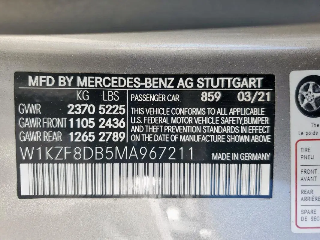 2021 MERCEDES-BENZ E 350  